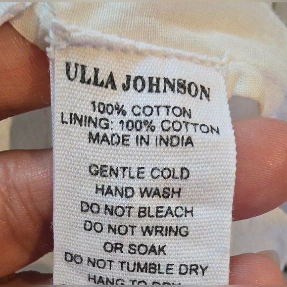 Ulla Johnson Anja Midi Dress In Porcelain Size 8 - Picture 5 of 9